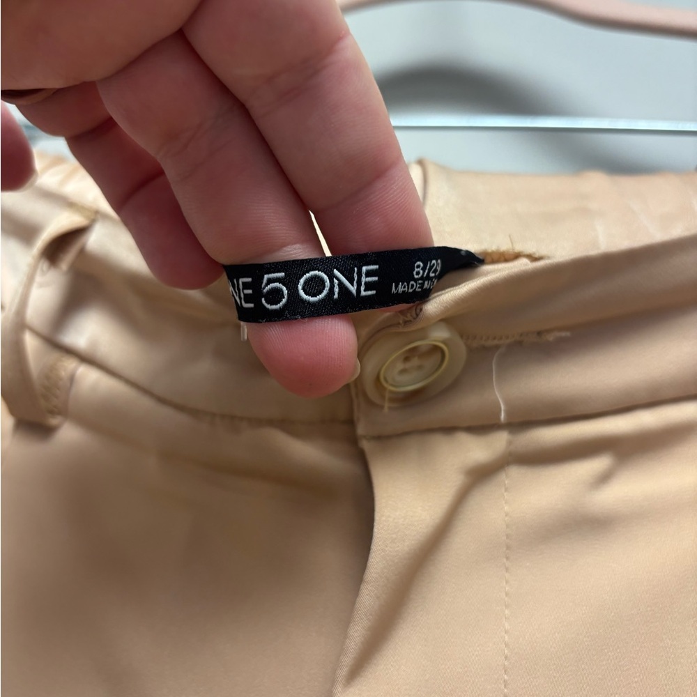 One 5 One Beige Trouser ‎ Wide Leg Pants - Picture 3 of 4